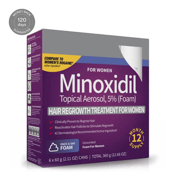 Minoxidil Schuim 5% Voor Vrouwen (EXPIRY DATE: 09/2026)
