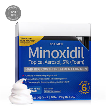 Minoxidil Foam 5% 6 Months For Men