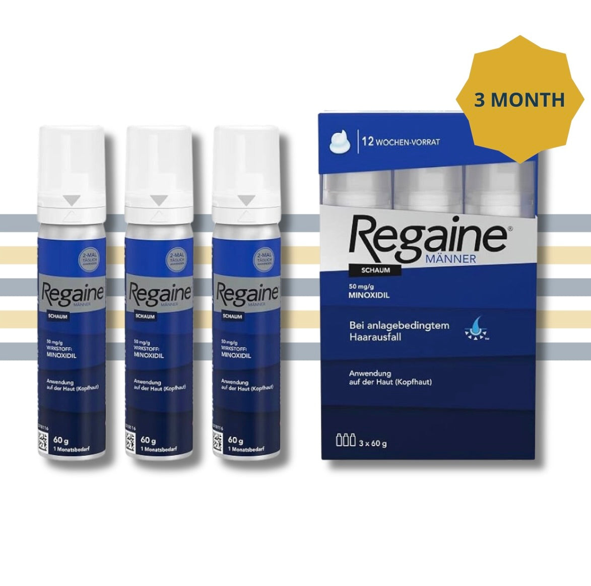 Regaine/Rogaine foam