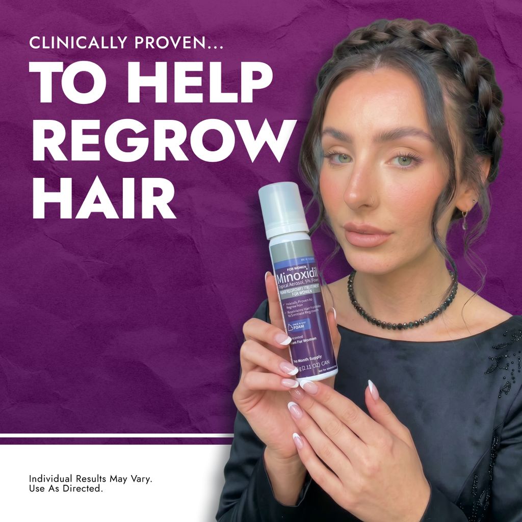 Minoxidil Schuim 5% Voor Vrouwen (EXPIRY DATE: 09/2026)
