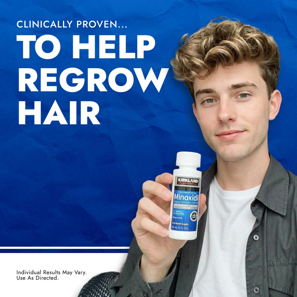 Minoxidil Lotion 5% 1 Maand Voor Mannen