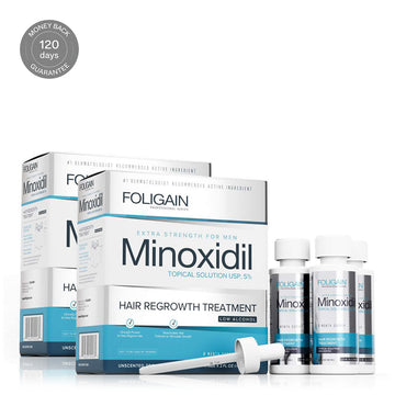 Foligain Lotion 5% 6 Maanden Voor Mannen - Gevoelige Huid