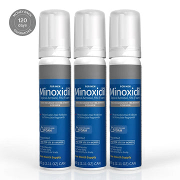 Minoxidil Schuim 5% 3 Maanden Voor Mannen